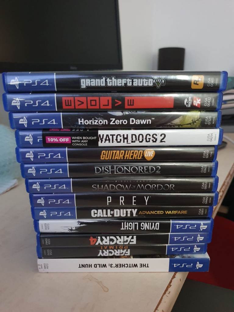 Big Bundle of PS4 Games – Grand Theft Auto, Watch Dogs 2, Far Cry & More