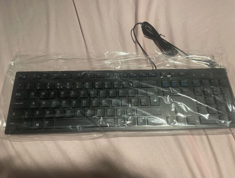 Dell Wired Keyboard - KB216 - uk (QWERTY) black, New