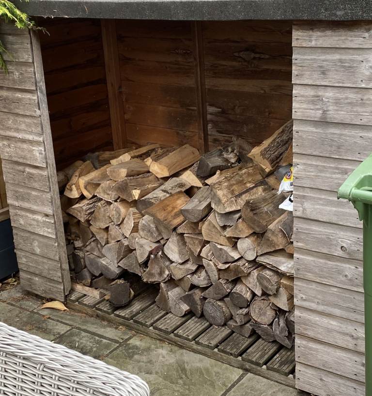 Seasoned firewood logs for a wood burner or open fire