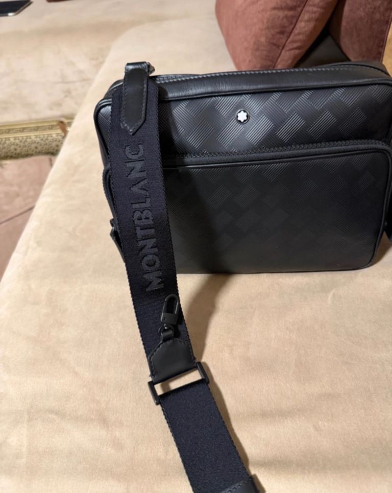 Authentic Montblanc Mini Messenger Bag | Extreme 3.0 Black Leather