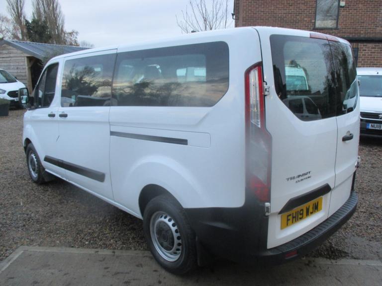 2019 Ford Transit Custom 2.0 EcoBlue 130ps Low Roof Kombi Leader Van 9 SEATS NO VAT NEW WET BELT ...