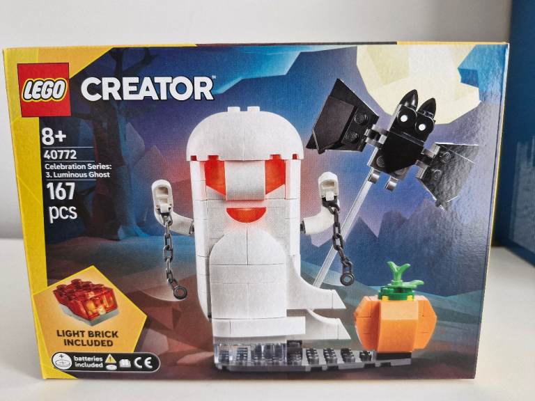 LEGO Creator 40772 Halloween Ghost with Light Brick – New