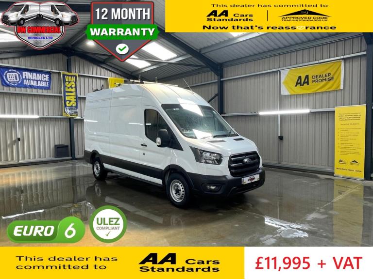 2023 23 Reg Ford Transit 350 Leader 130Ps EcoBlue L3H3 + VAT