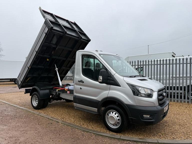 2022 Ford Transit 350 2.0 EcoBlue Leader MWB SINGLE CAB TIPPER - SILVER Tipper Diesel Manual