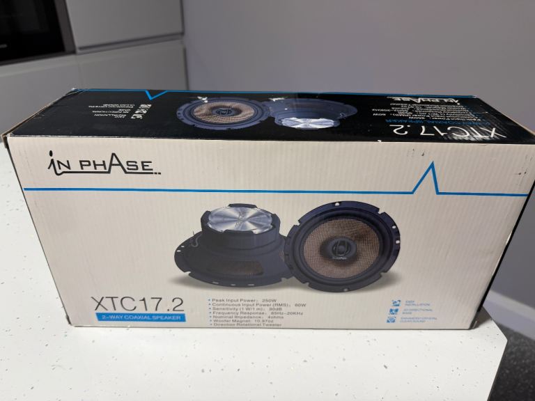 In Phase XTC 17.2 2 way coaxial speakers 