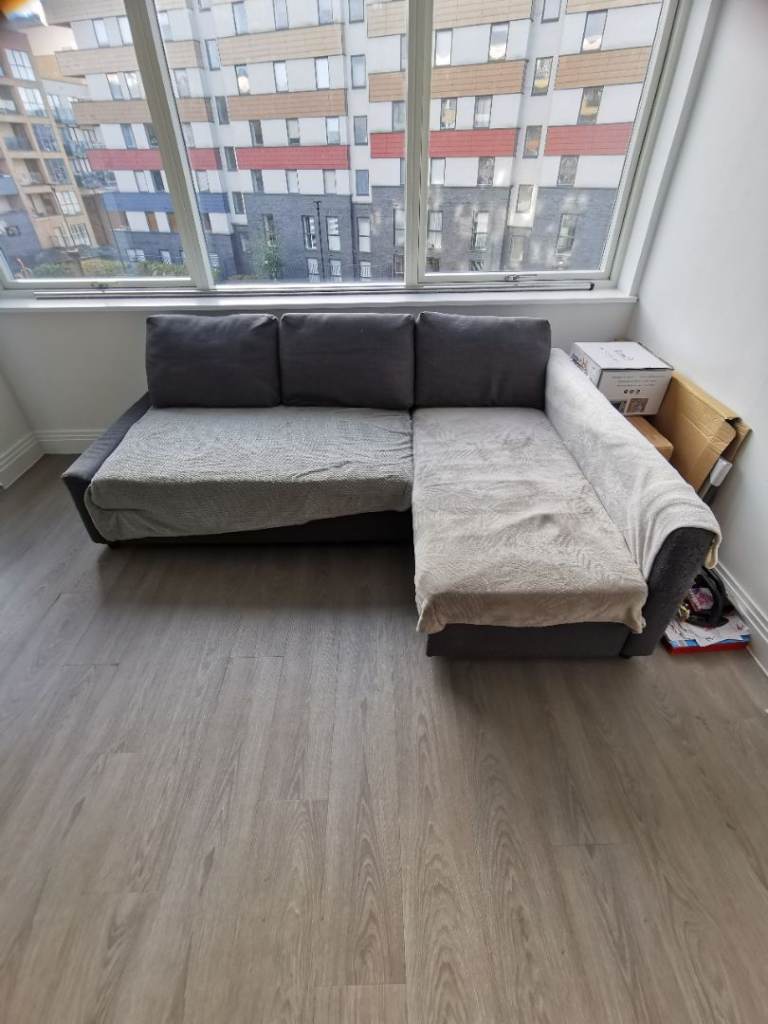 Ikea 3 seater sofa bed, with storage 