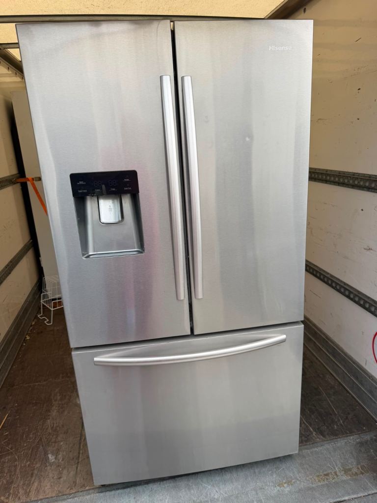 ✨HISENSE 3 Doors Side by Side American Style Fridge Freezer 