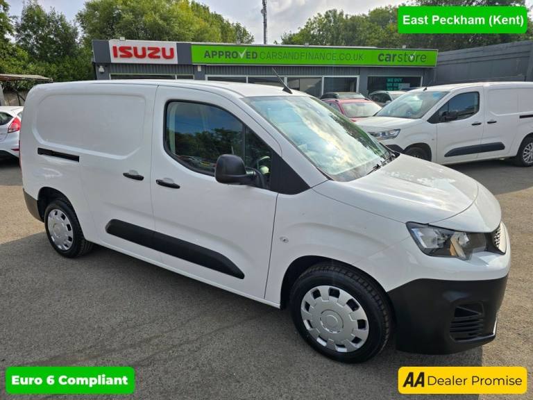 2021 Peugeot Partner 1.5 BlueHDi 950 Professional LWB Crew Cab Van, 46,960 miles, 1 owner, Euro  ...