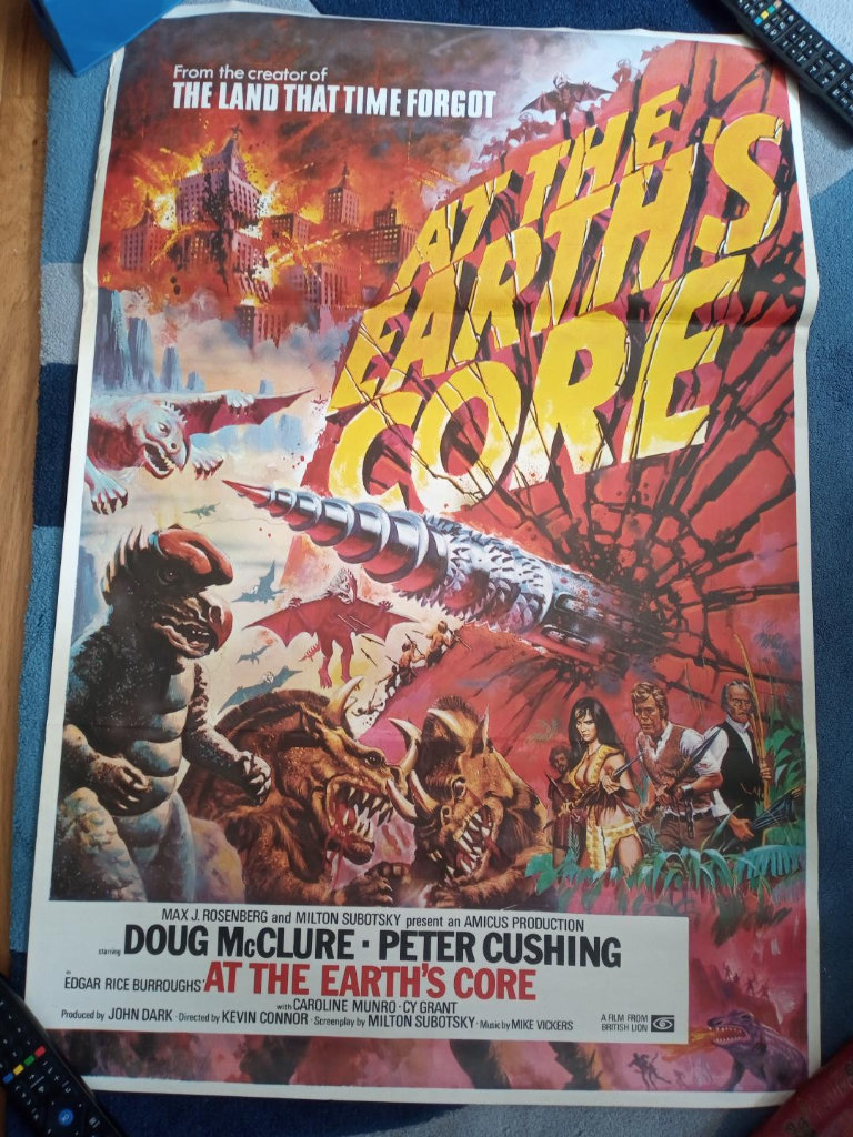 At The Earth's Core 1-sheet film poster