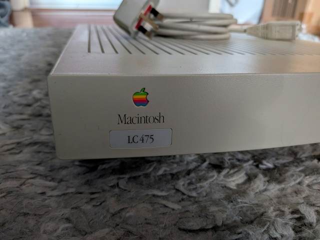 Vintage Apple Macintosh LC 475 Complete (no mouse) Bundle, £250.00