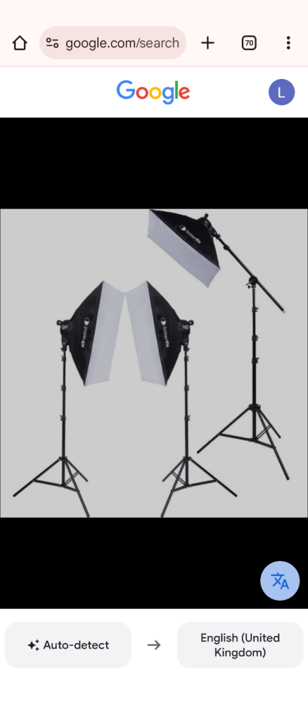 Interfit 5 three head fluorescent lighting kit 