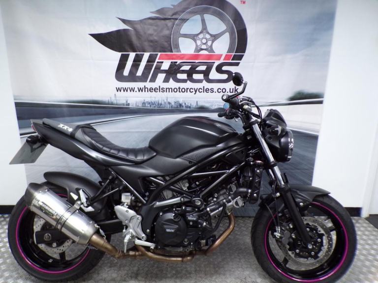 2018 SUZUKI SV650 WITH A YOSHIMURA END CAN FITTED