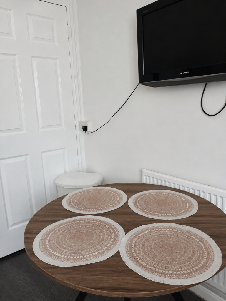Dining table only 90cm x 90cm