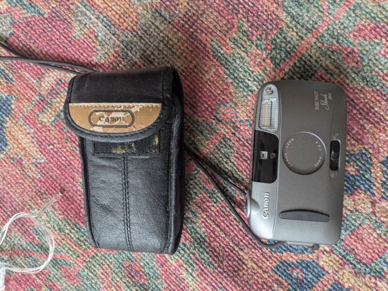 Canon Sure Shot Owl 35mm Film Camera with Case – Good Condition