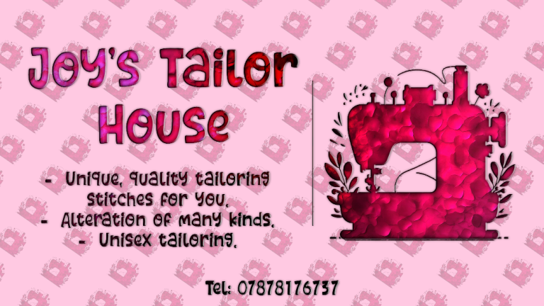 Joy's Tailoring House - READ DESCRIPTION FOR INFORMATION