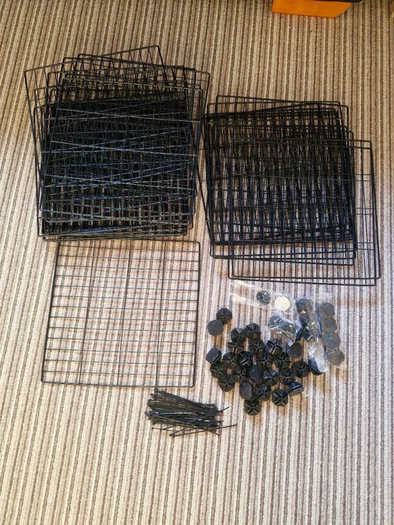 Large Cage Playpen Enclosure Pet Rabbit Guinea Pig Kennel Metal Wire Crate Box