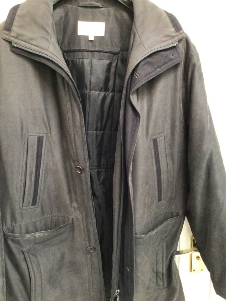 Men's casual shower proof coat