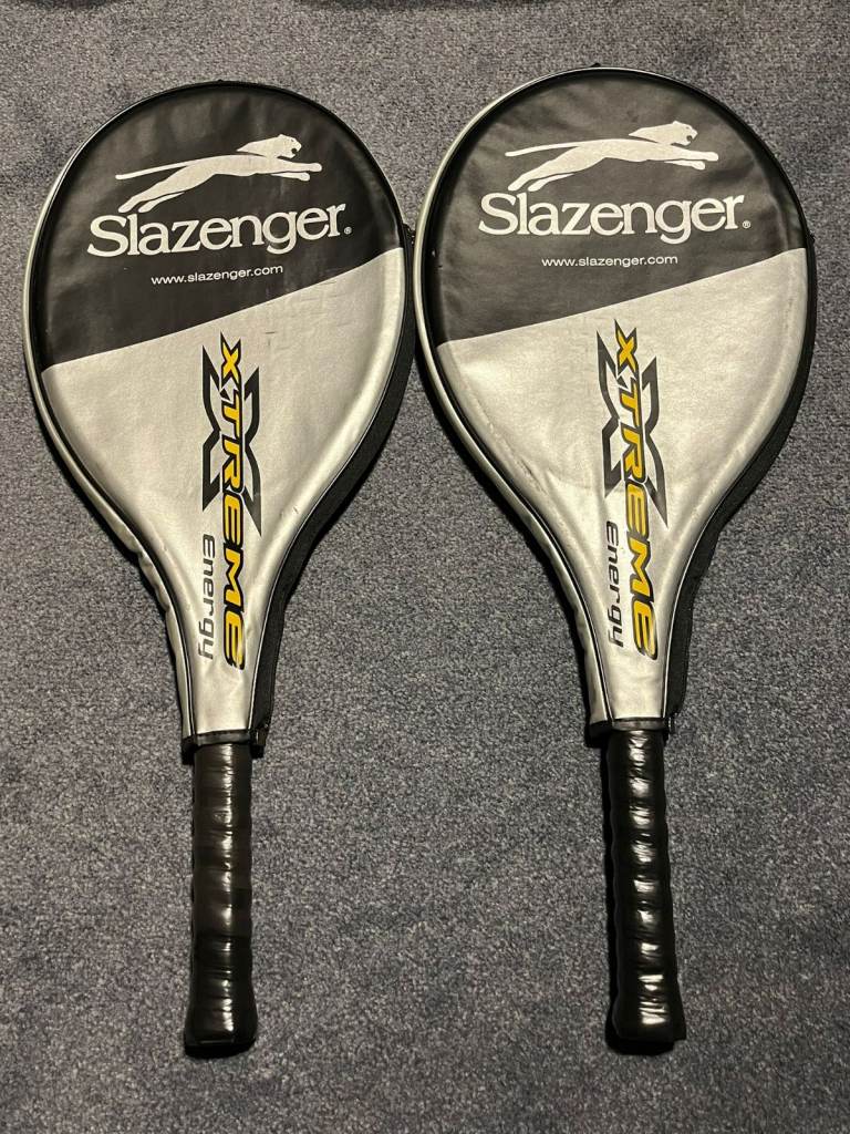 Raquette De Tennis Vintage Slazenger Aluminium SFS-100 - Très Bon état