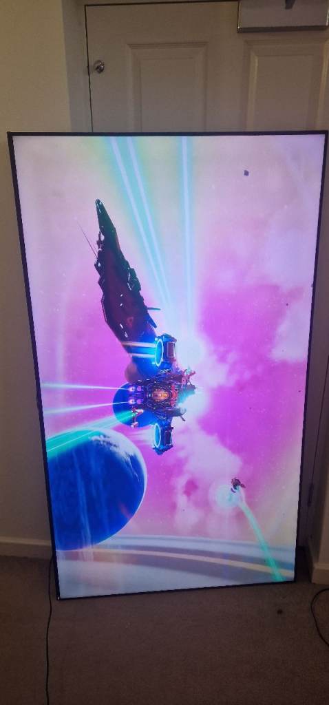 Samsung 75" 4k smart tv _ read ad