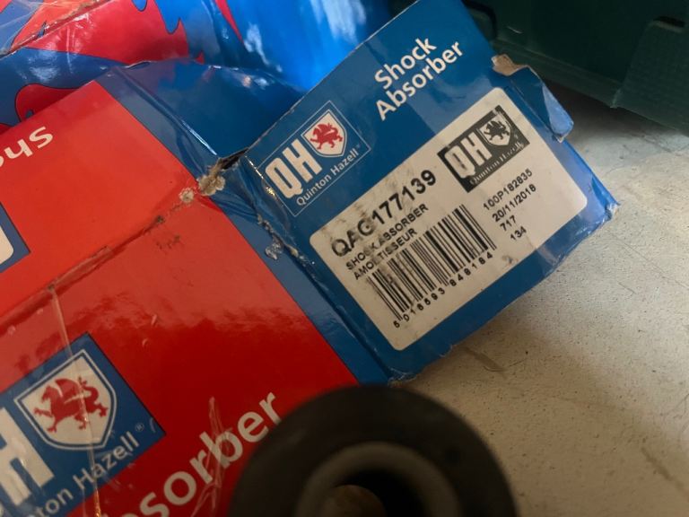 Vauxhall vectra radiator and 2x shock absorbers 