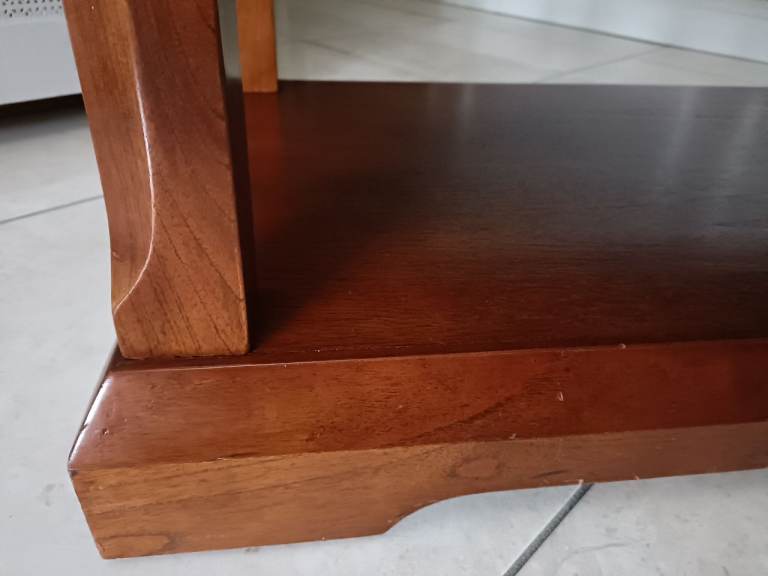 Solid mahogany coffee table 