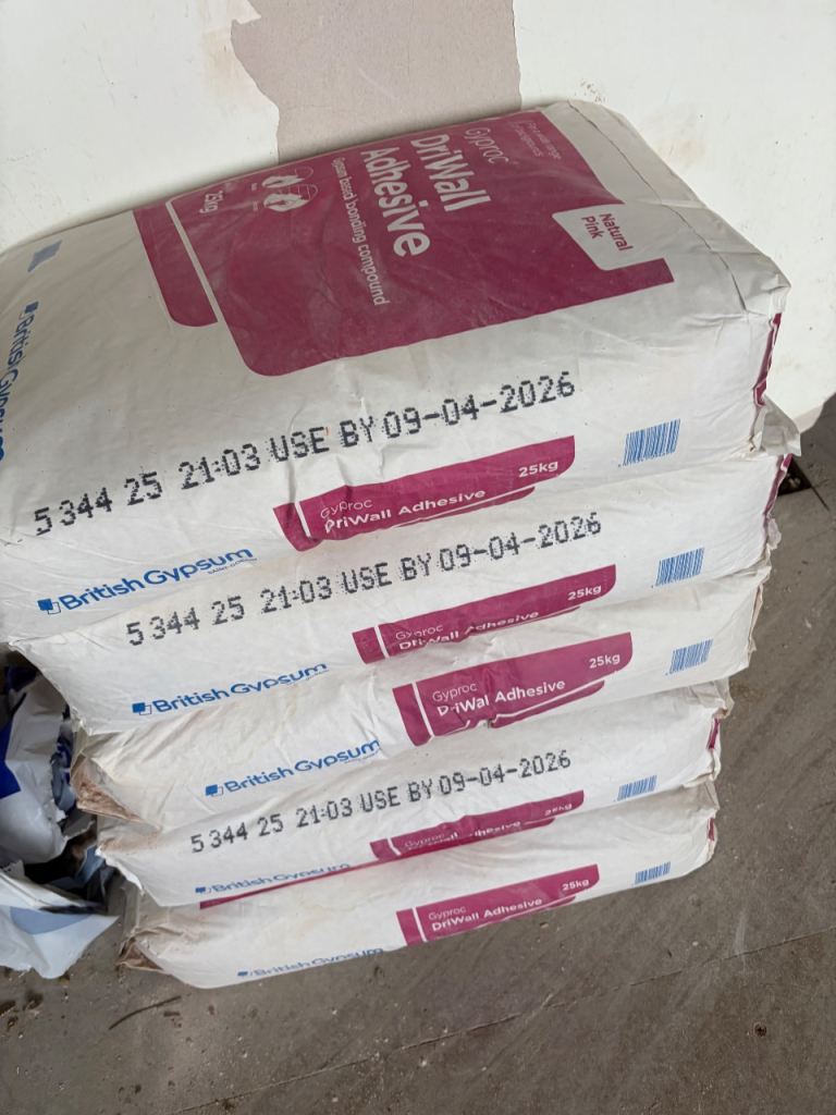 25 x Bags of Drywall - Month it if date