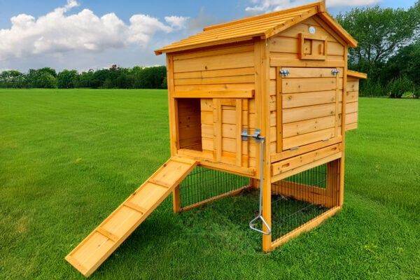 raised chicken coop,bought new last week