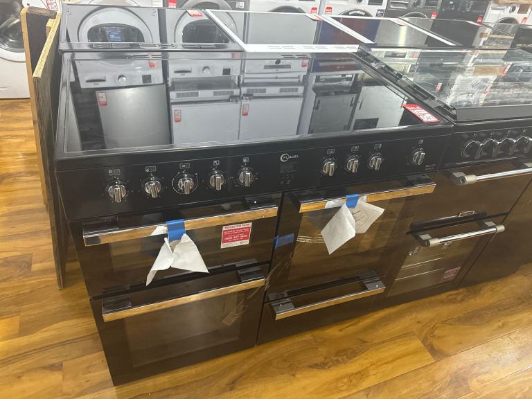 😁New😁RRP £849!! Save £300!! Flavel 100cm Electric Range Cooker - Black