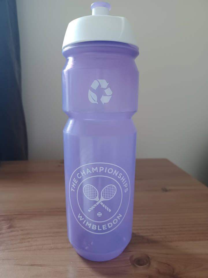 Wimbledon Tennis AELTC Official Drink Bottle Light Violet 0.8 Litres Capacity