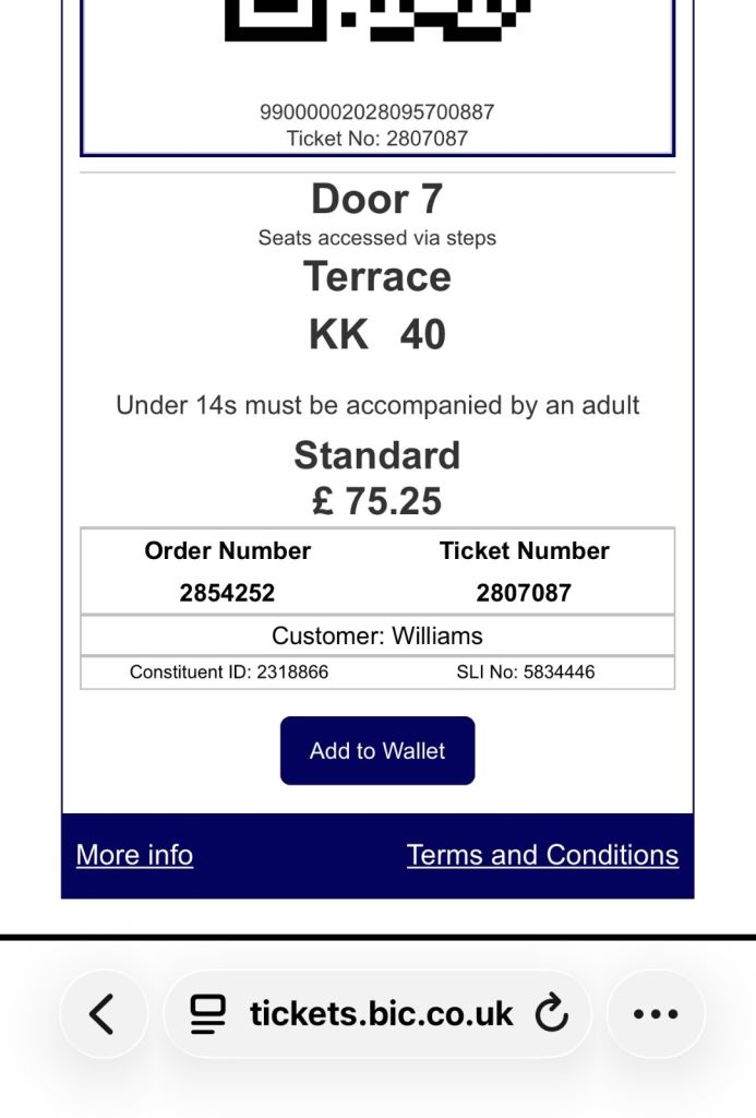 UB40 Live Music Tickets - Standard, Door 7 Terrace