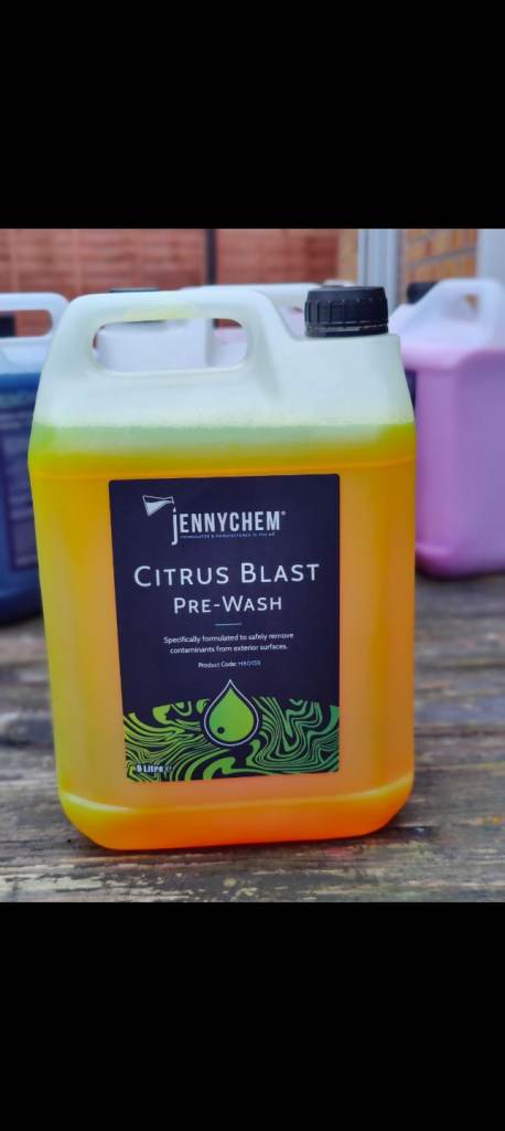 Jenny chem citrus blast 5 litre car pre wash