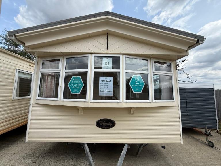 2 Bed Willerby Static Caravan - DG, CH, New Carpet and Vinyl - Offsite Sale