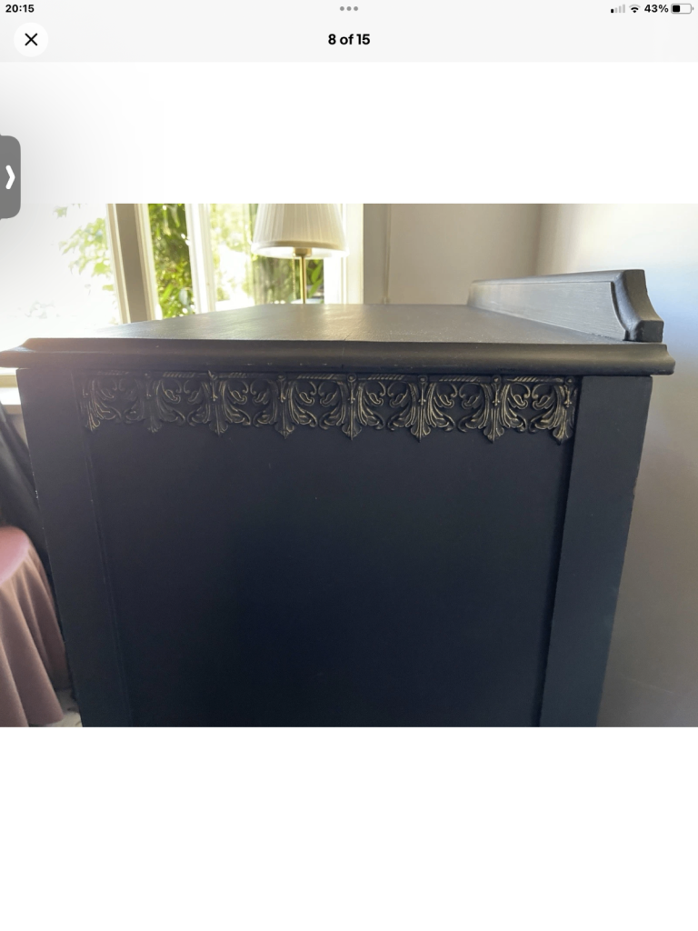 Chest Of Drawers Theme: “Serene Thoughts”  Upcycled Hand Painted