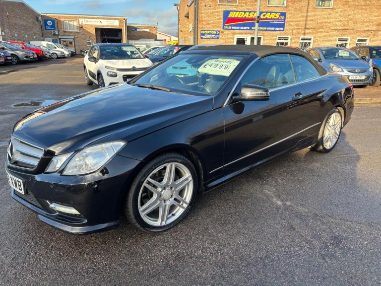 2012 Mercedes-Benz E Class E220 CDI BlueEFFICIENCY Sport 2dr Tip Auto CONVERTIBLE Diesel Automatic
