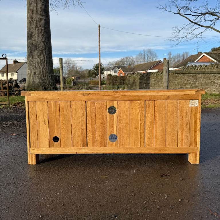 Solid Oak TV Unit Modern Oak Furnitureland Cabinet Stand Rustic Original