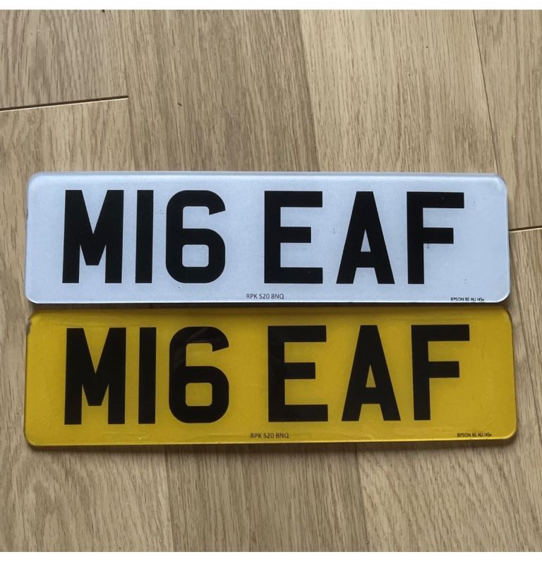 image for Personalised Number Plate