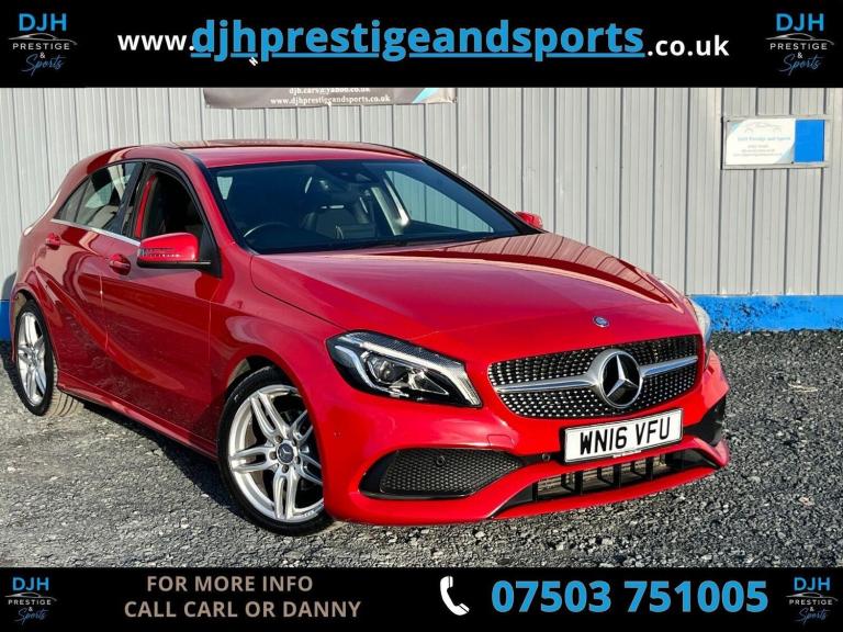2016 Mercedes-Benz A-Class 1.6 A180 AMG Line (Premium) Euro 6 (s/s) 5dr HATCHBACK Petrol Manual