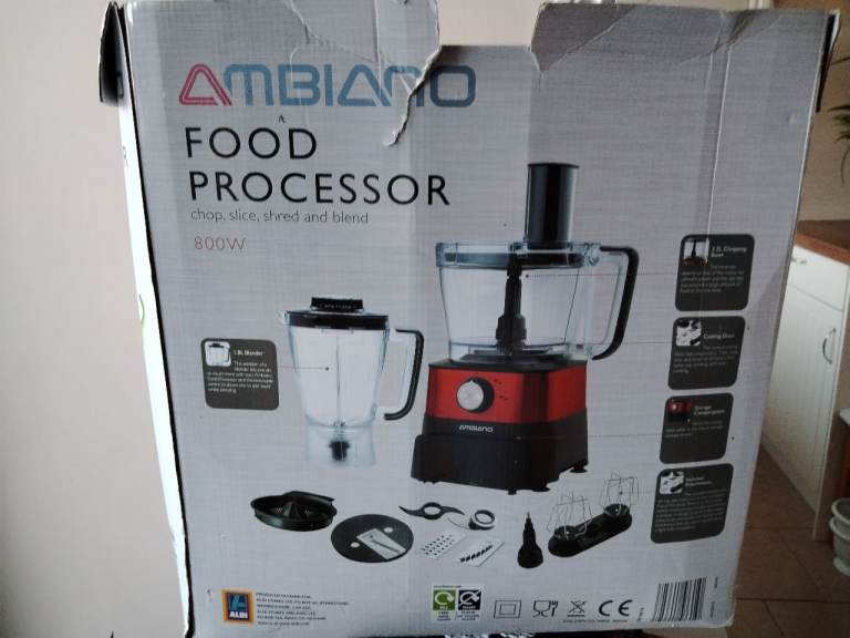AMBIANO Food Processor 800W - New in Box