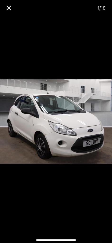 2011 Ford Ka 1.2 Studio 3dr [Start Stop] HATCHBACK Petrol Manual