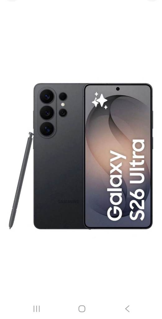 Samsung Galaxy S26 Ultra 5G 512GB BRAND NEW box unopened UNLOCKED black