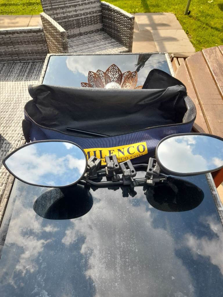 Milenco standard arm towing mirrors 