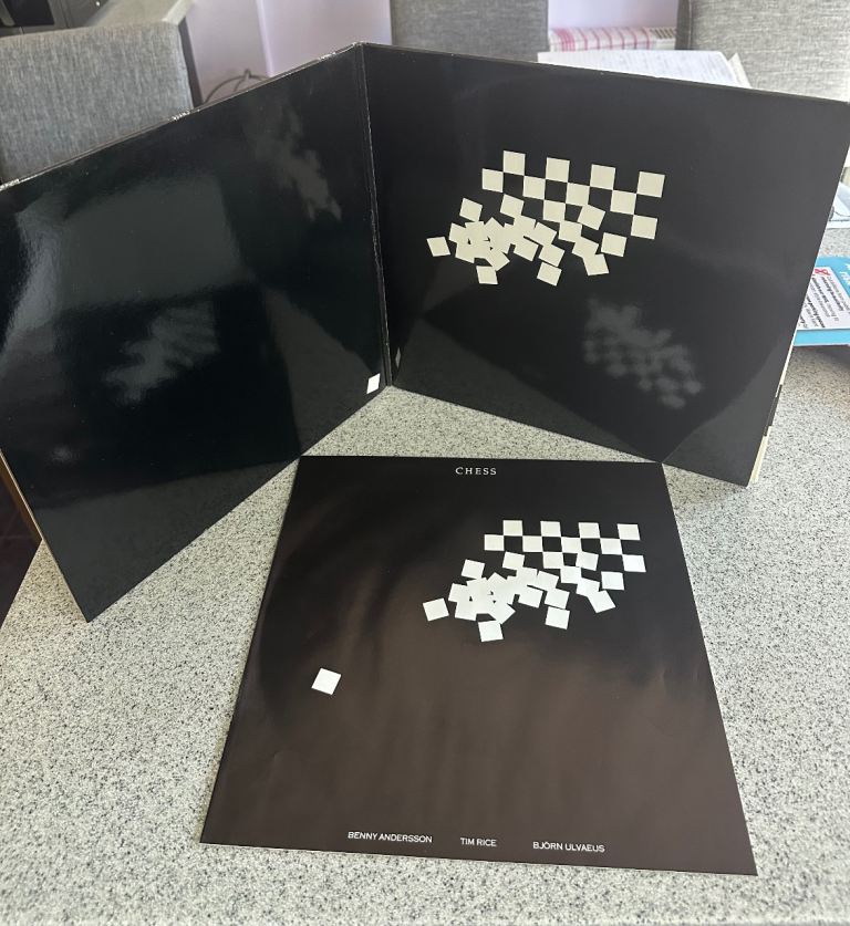 Vinyl double album of Chess soundtrack. Perfect condition 