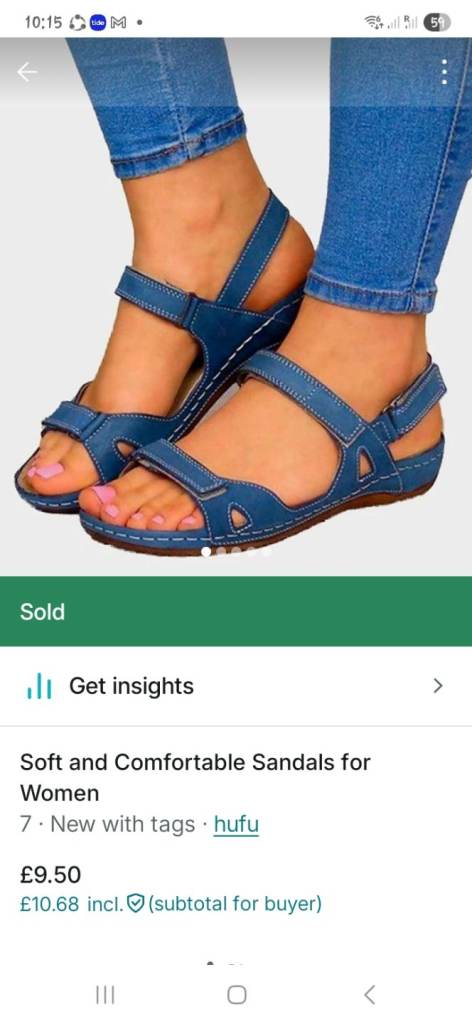 Soft and Comfortable Sandals for Women PU sandals with medium arch support