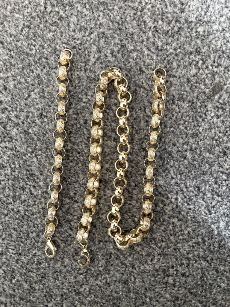 Large Gold bonded Belcher Chain – Brand NEW, Stunning