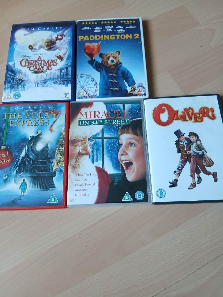 Family DVD Collection - Christmas Carol, Paddington 2, Polar Express & More