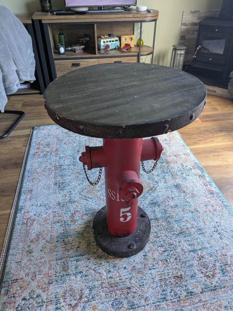 Mock Fire Hydrant End Table