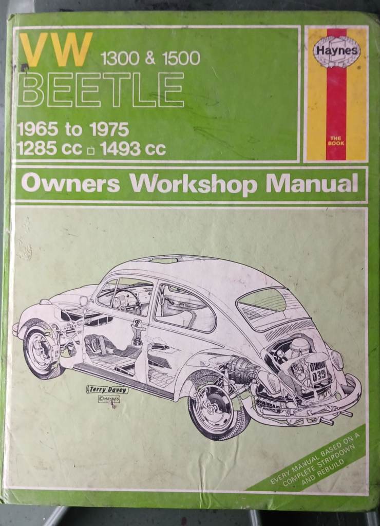 3 x Beetle Haynes manuals
