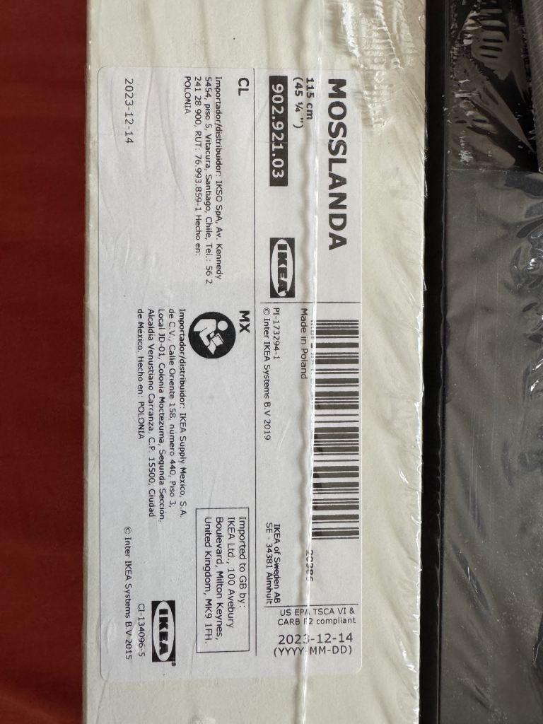 Ikea display shelf MOSSLANDA