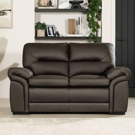 FREE SOFA - BROWN/BLACK LEATHER - NEED GONE 20/06/26