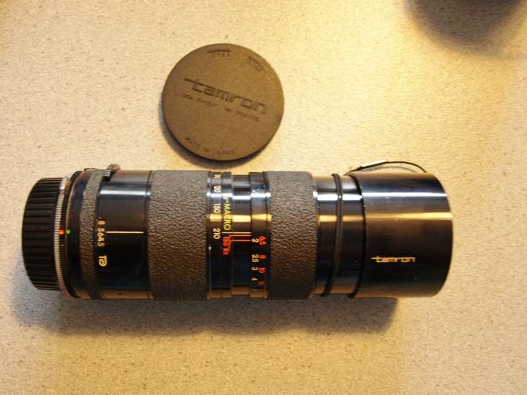  TAMRON 85MM-210MM f4.5 zoom lens for 35mm film cameras.